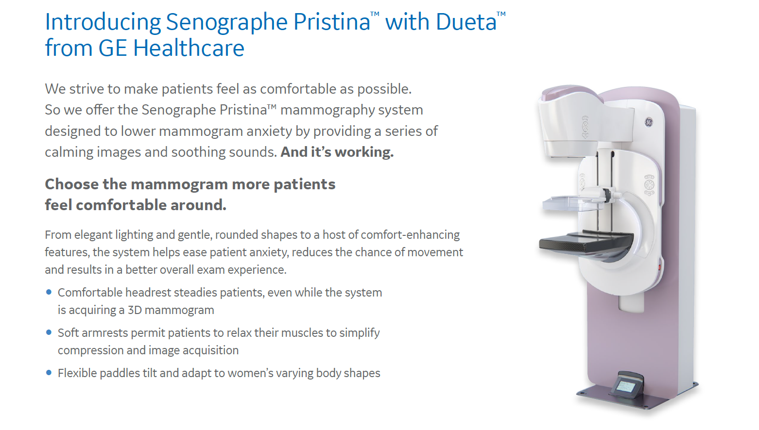 Digital Mammography — Pointe Coupee General Hospital